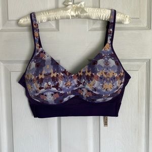 Rhonda Shear floral pull-over bra.